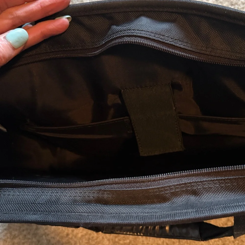 Black Men's Laptop Briefcase Shoulder Bag🧳